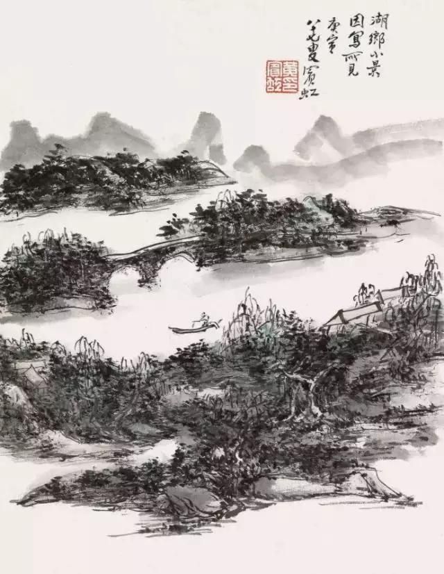 赏心悦目——分享一组黄宾虹最美山水画