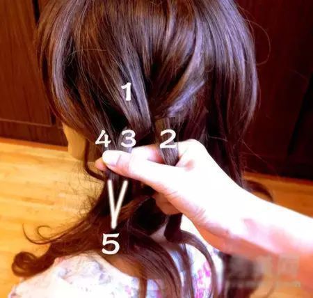 四股辫怎么扎？四股辫编发教程图解