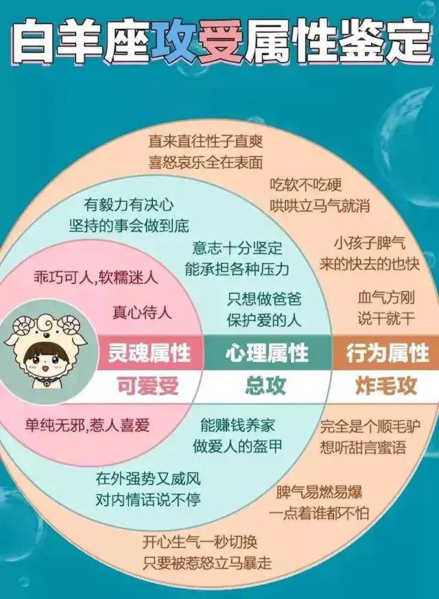 十二星座攻受属性明细表