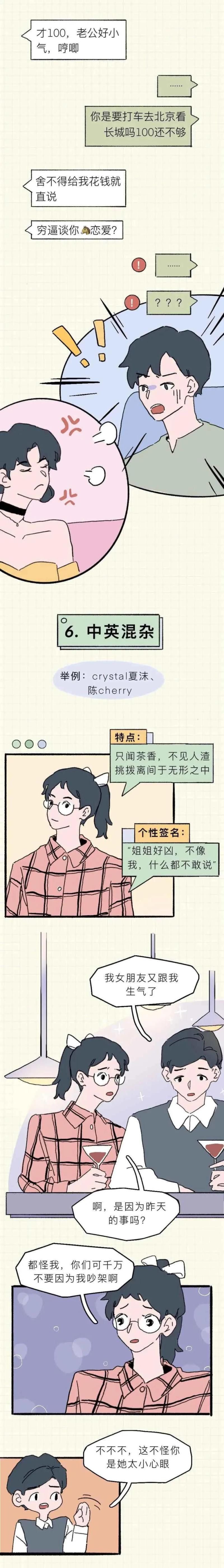 高段位女生喜欢用的7个微信昵称，一组漫画揭秘，你身边有吗