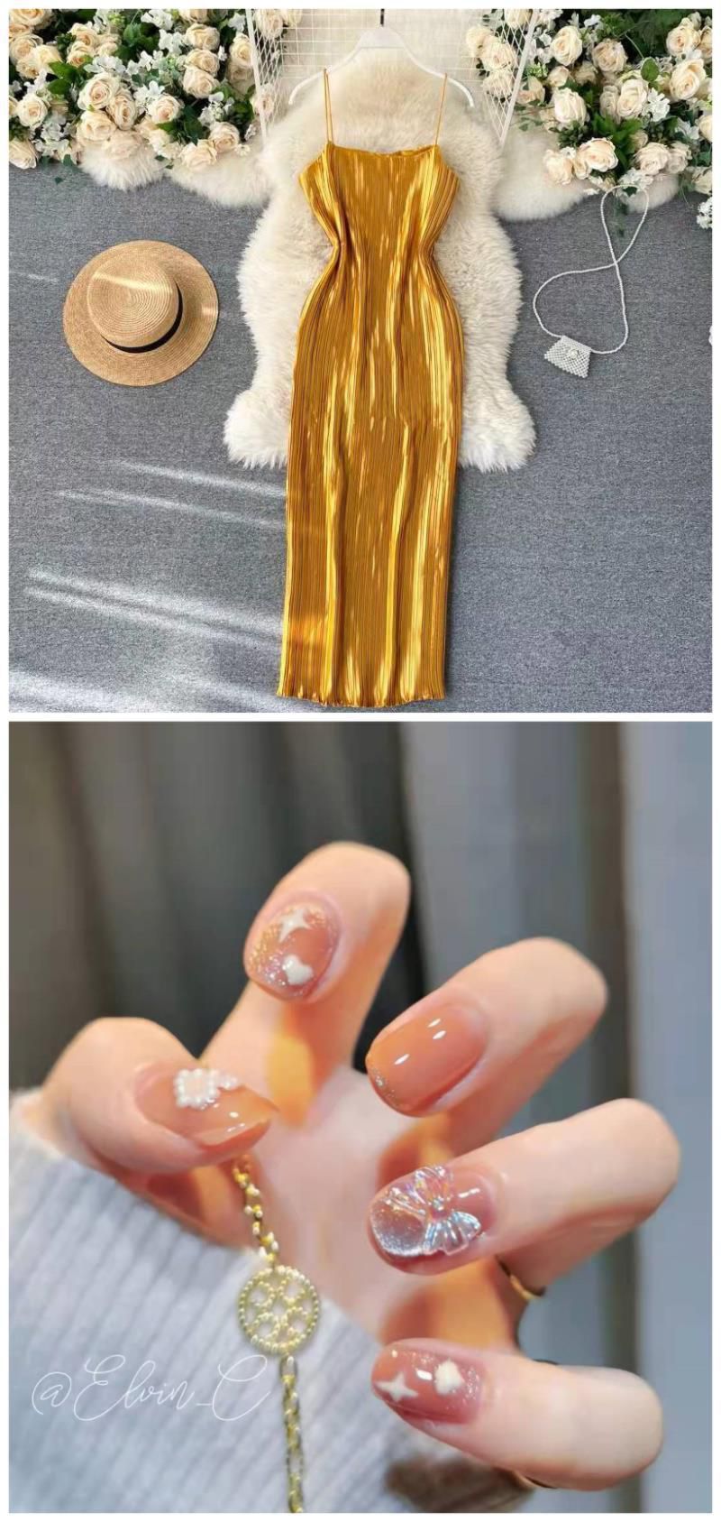 十二星座年会礼服美甲穿搭来了