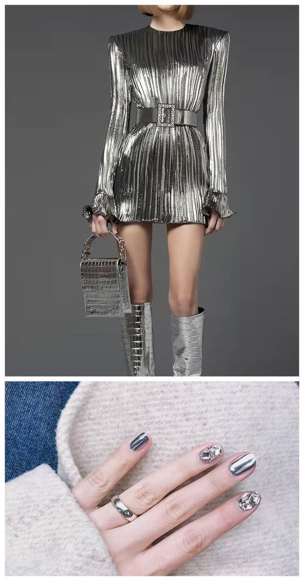 十二星座年会礼服美甲穿搭来了