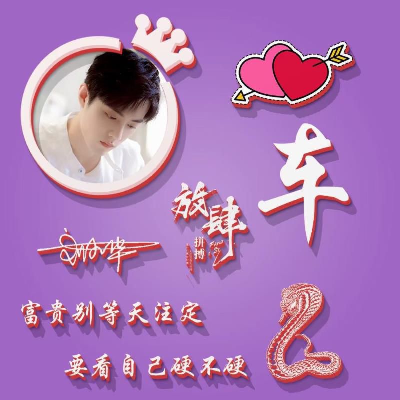 吉祥富贵财运旺的微信头像，放肆拼搏姓氏头像