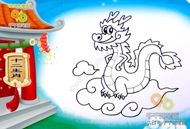 十二生肖的故事简笔画，快为孩子收藏吧！