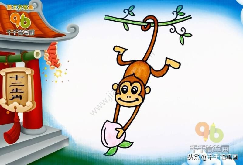 十二生肖的故事简笔画，快为孩子收藏吧！