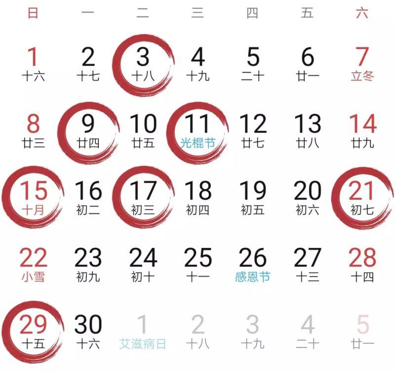 运程日历2020日历表黄道吉日，吉祥万年历老黄历每日运势