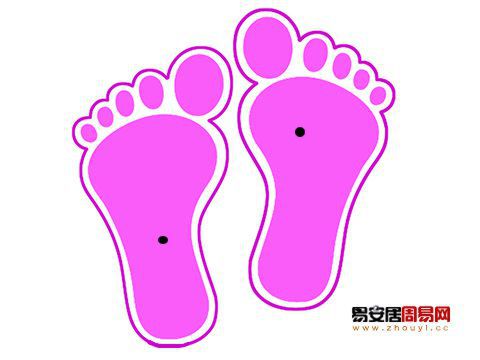 女人脚底板长痣的痣相图解，女人右脚底有痣的命运图