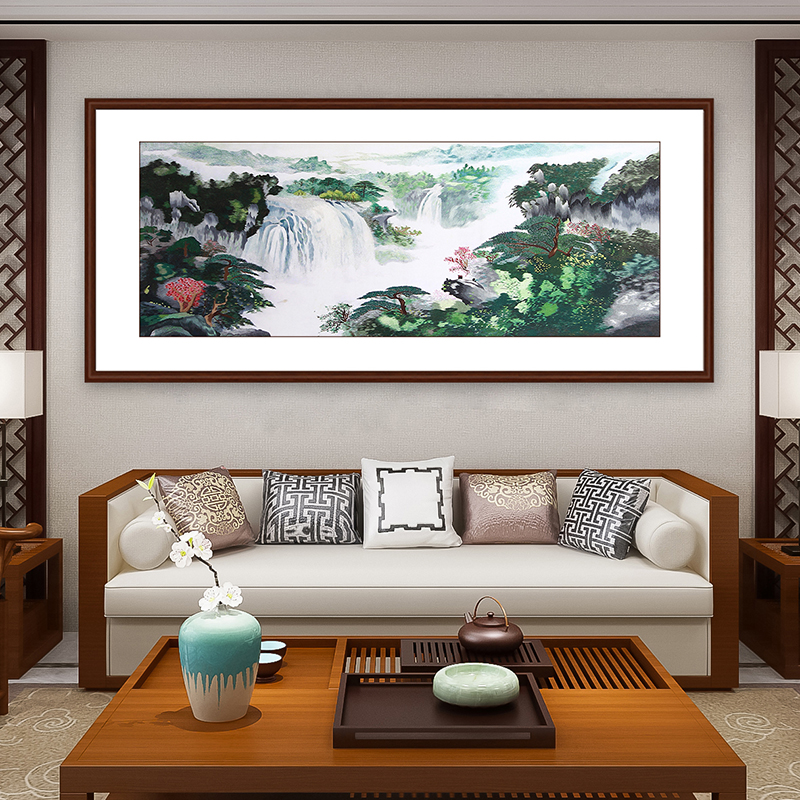 客厅挂什么字画最合适风水，挂客厅最好的4个字