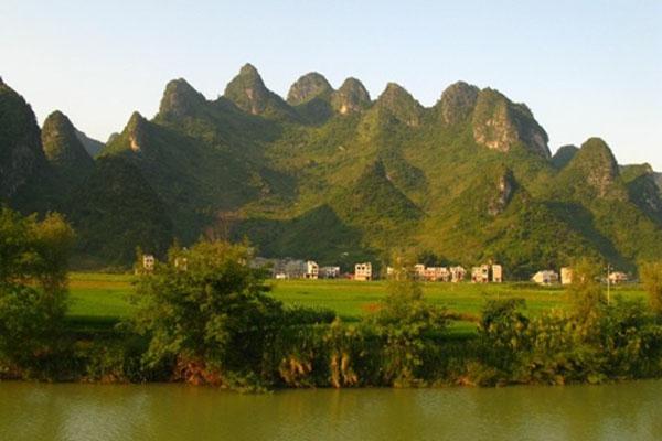 好的风水墓地的山形图龙脉，墓地风水100例图解
