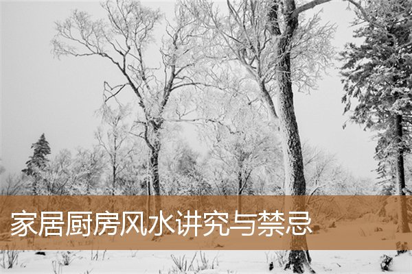 家居厨房风水讲究与禁忌图，迎客松的风水禁忌