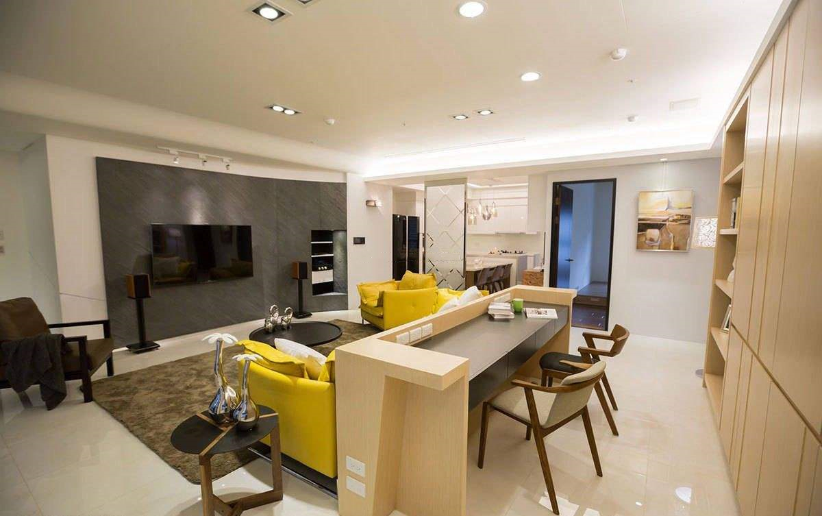 沙发不靠墙风水化解图片，客厅坐东朝西是死人位吗