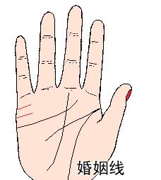 手相婚姻线有两条，手纹算命图解女人
