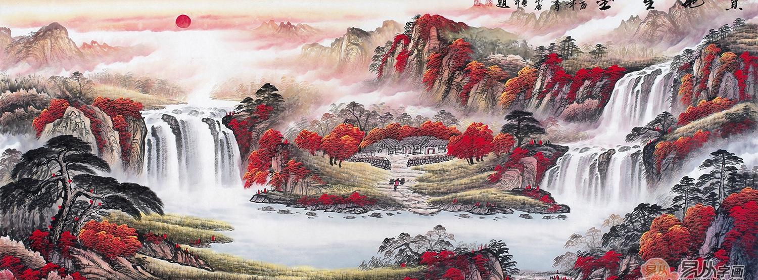 沙发背景墙放什么画风水好，十大最旺家的客厅挂画