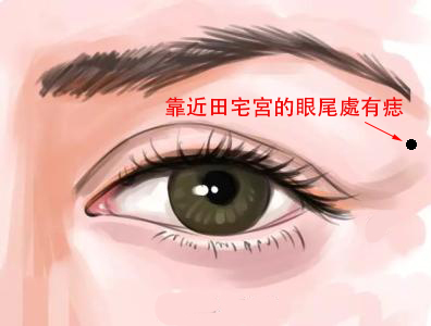 眼尾有痣面相，运势欠佳是什么意思