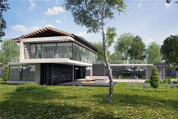 联排别墅庭院大门风水好吗，联排别墅大门图片大全