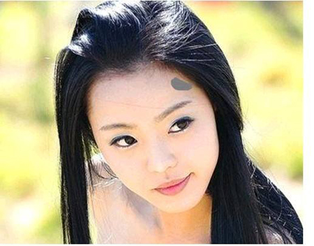 额头胎记算命图解图片，额头长胎记命运图解