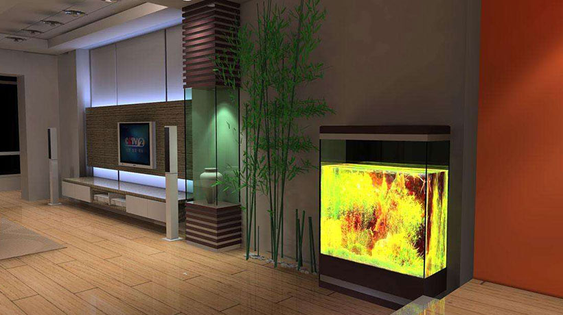 鱼缸摆放什么位置最佳风水，入户门进门看见鱼缸好吗