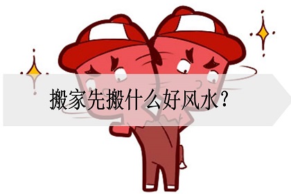 风水上搬家先搬什么进去，搬家第一件进门的东西