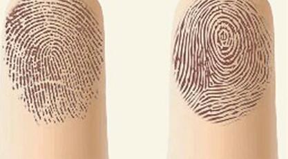 十个手指都有螺纹，十个指头都是螺纹的人