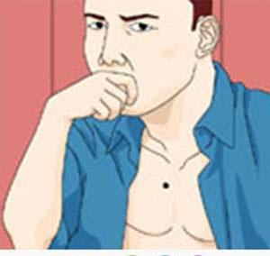 乳房有胎记意味着，女孩胸前有胎记