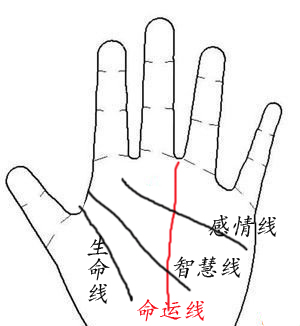 命运线走向指缝,命运线下方分叉图解 命运线走向指缝,命运线下方分叉图解