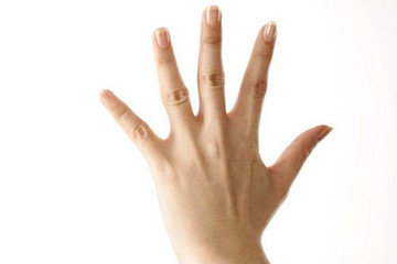 五只手指看财运图片，五个手指那个看财运