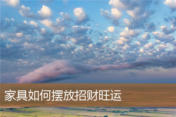 家具如何摆放招财旺运摆件，旺人旺财的植物