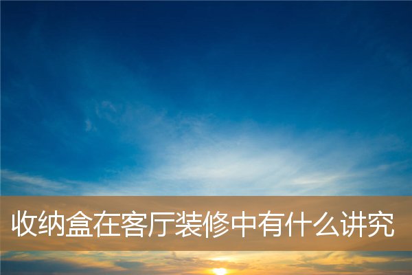 收纳盒的装饰（好看的客厅收纳柜）