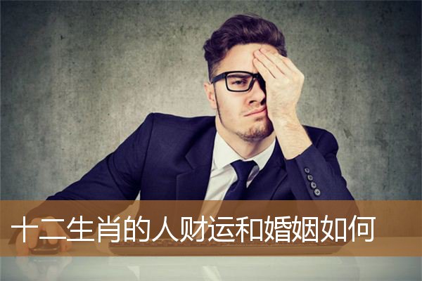 十二生肖的运气财运婚姻,十二属相财运匹配 十二生肖的运气财运婚姻,十二属相财运匹配