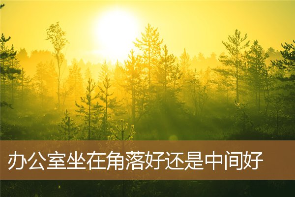 办公室坐中间还是边上好，办公桌与门最佳位置图