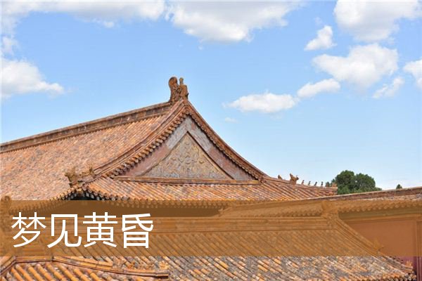 梦见黄昏的美景（梦见黄昏是什么动物）