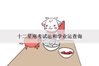 星座运势考试运排名（2022考试运最旺星座）