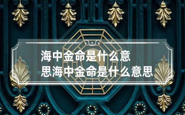 海中金命适合做什么行业最佳 海中金命适合做什么行业最佳