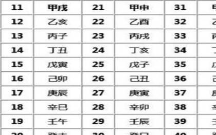 天干地支纪年法 天干地支纪年法
