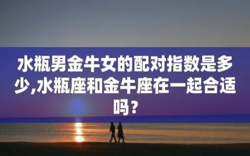 金牛男和射手女适合做夫妻吗，金牛男遇上射手女