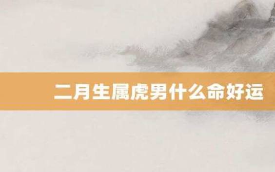 属虎人的性格优缺点