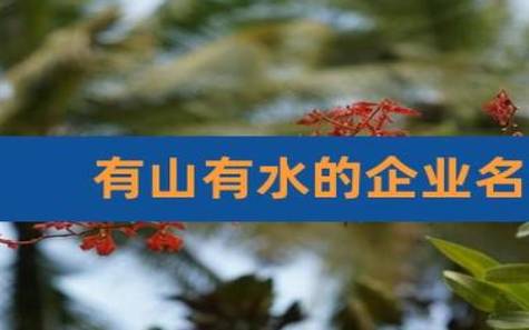 有水有金的公司名字,企业五行金水好名解析 有水有金的公司名字,企业五行金水好名解析