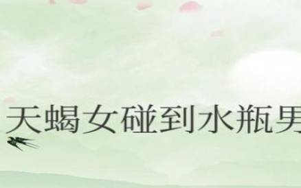 天蝎男水瓶女谁更爱对方
