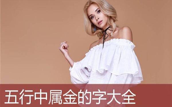 取名五行属金的字大全