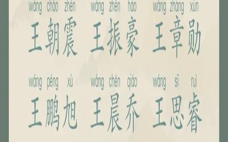2021年姓王的男孩名字大全（测名打分免费测试软件）
