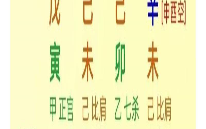 八字中无官杀是没有婚姻吗（生辰八字算命姻缘）
