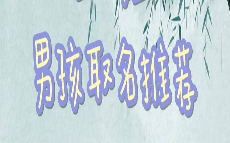 2021姓白的男孩子起名大全,最火的新生儿名字 2021姓白的男孩子起名大全,最火的新生儿名字