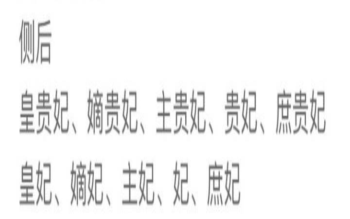 宫斗中你像哪位妃嫔的（嫔妃职位表新颖一点）