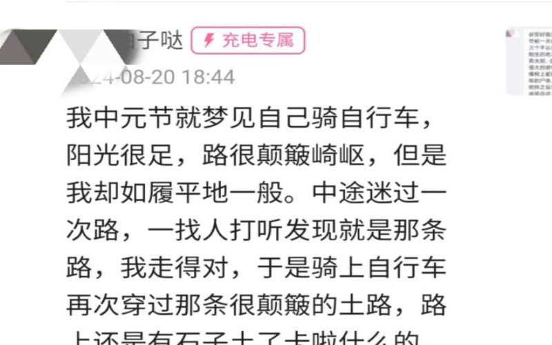梦见自已奇单车（梦见别人用自行车载我）