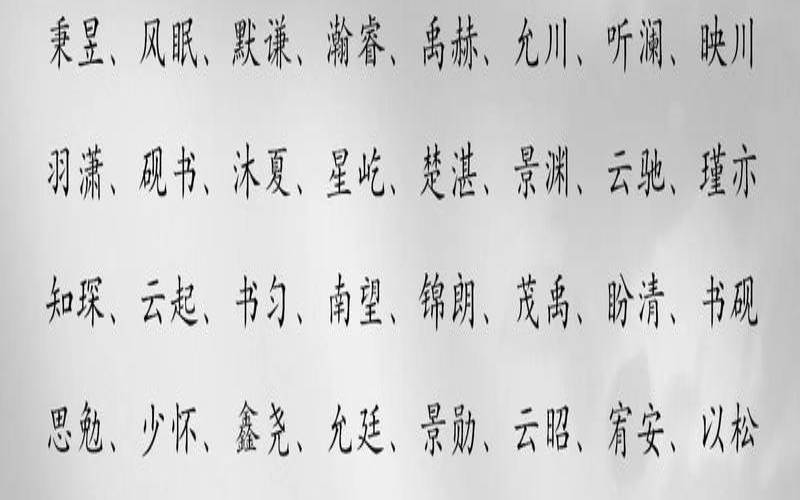 龙年宝宝取名字大全男孩（免费周易取名）