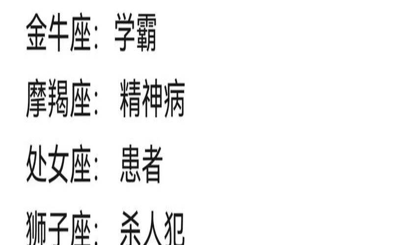 12星座深度解析（12星座性格分析大全）