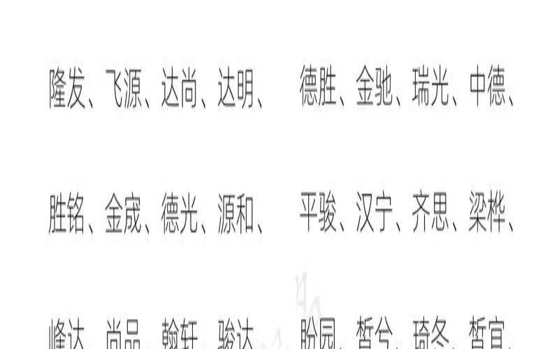 物业公司取名大全名字大全1（物业公司取名字参考大全）