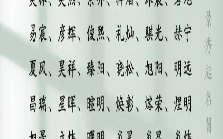 2022年正月二十三出生（五行缺火的男宝宝名字推荐）