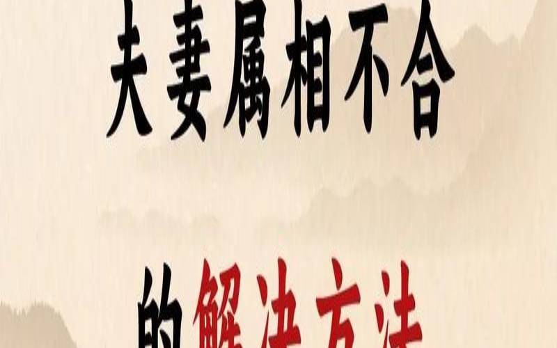 生肖不合的婚姻怎么化解（夫妻属相不合的化解方法）