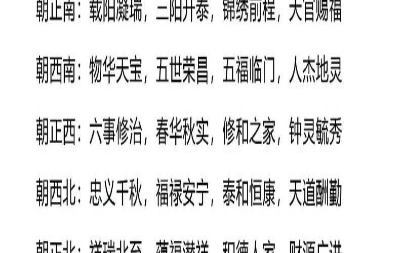 2020年大门朝向吉位（大门和房屋朝向不一致）